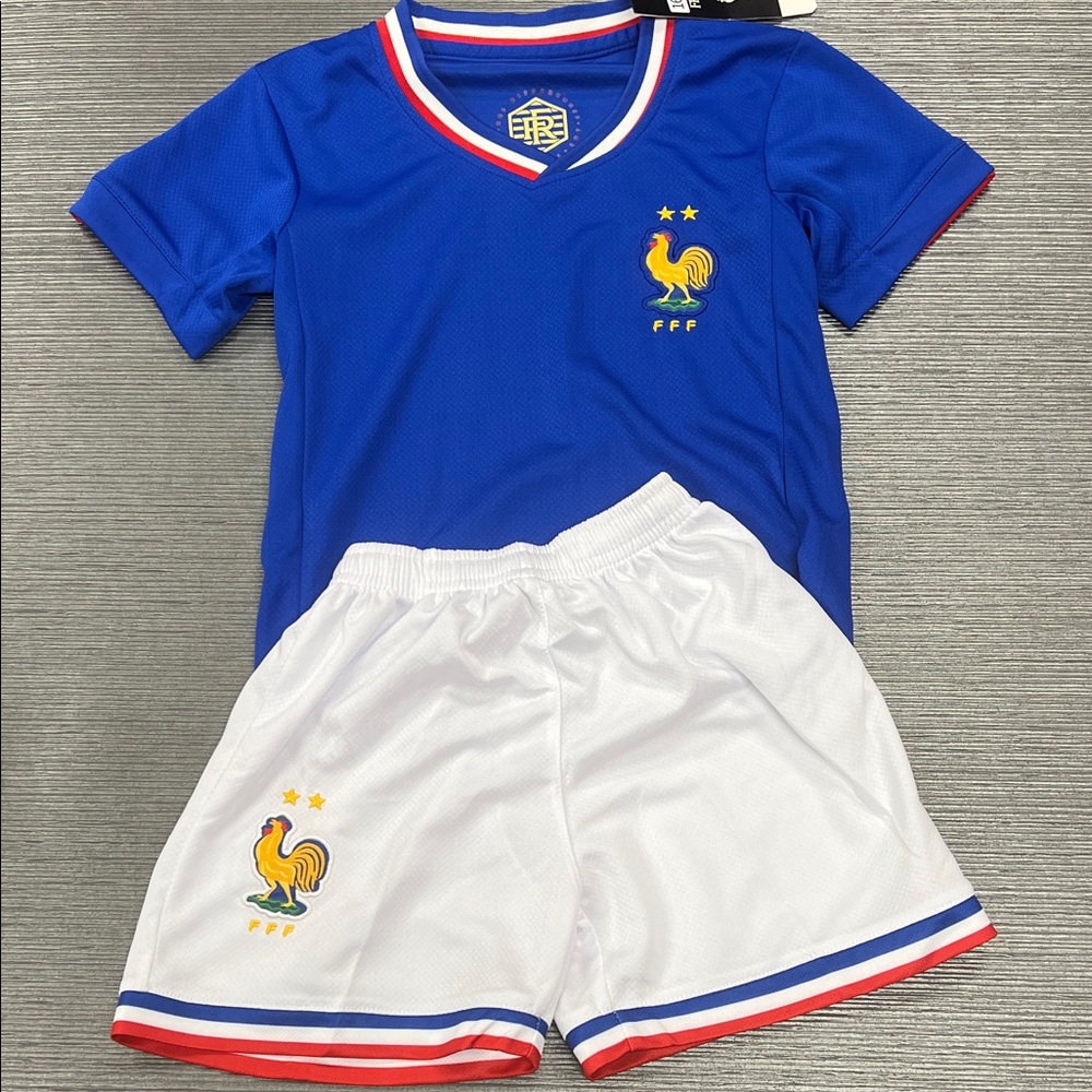 France kids home jersey